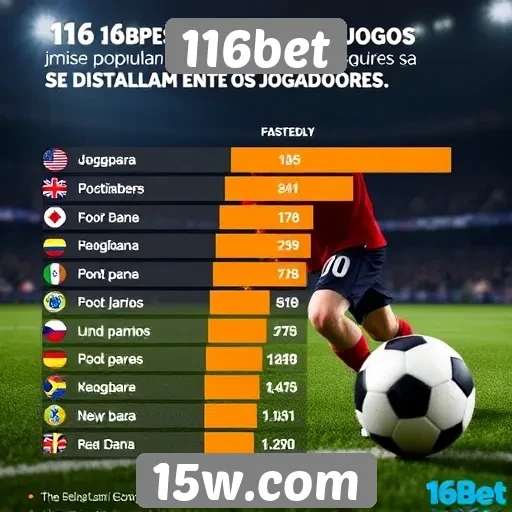 Estatísticas de jogos populares na 116bet